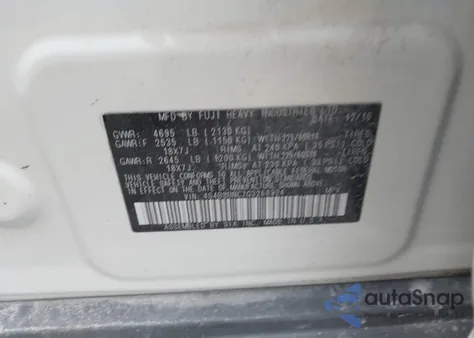 2016 Subaru Outback 2.5I Limited z USA, uszkodzony, nr VIN 4S4BSBNC7G3268324